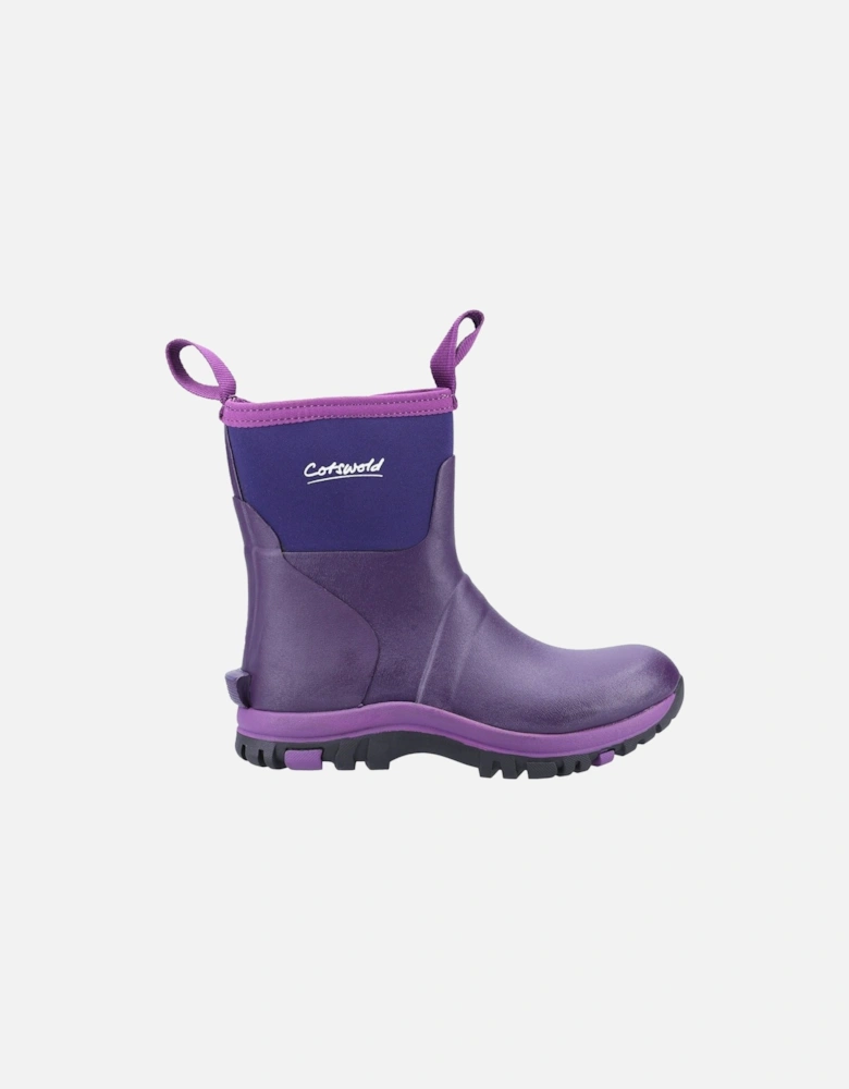 Blaze TPR+Neoprene Women's Purple Wellington Boots