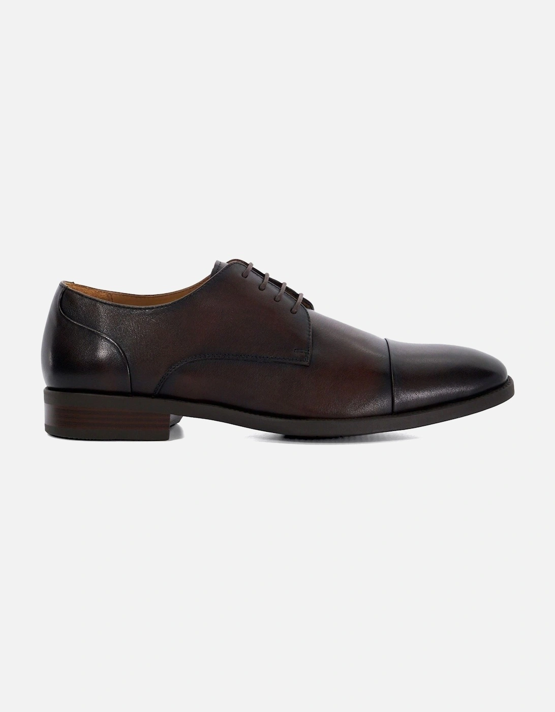 Dune Suffix Leather Men's Brown Lace-Up Shoes