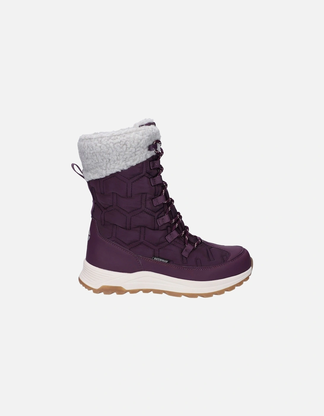Sophia Nylon Women's Italian Plum/Sepia Rose Winter Ankle Boots