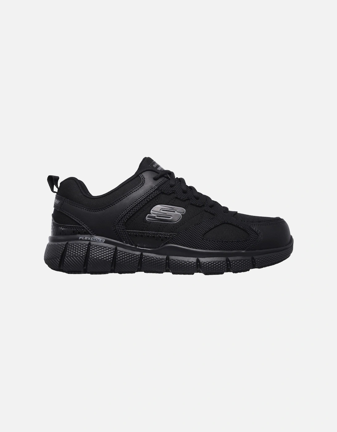 Telphin Sanphet Leather Men's Black Safety Trainers