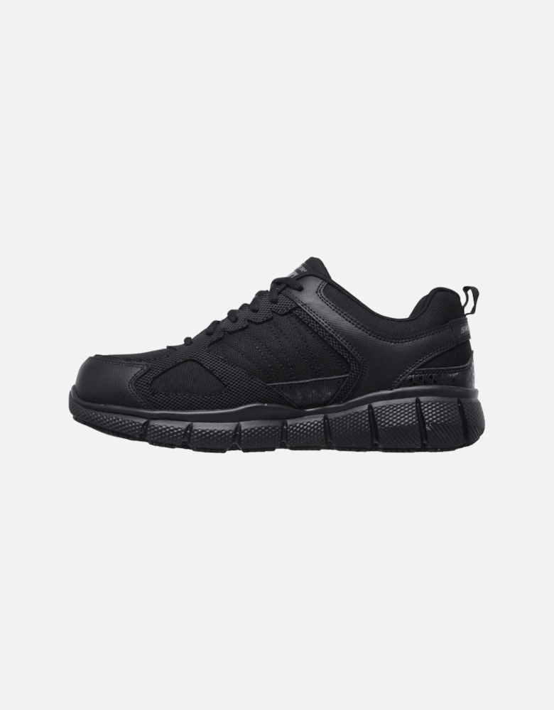 Telphin Sanphet Leather Men's Black Safety Trainers