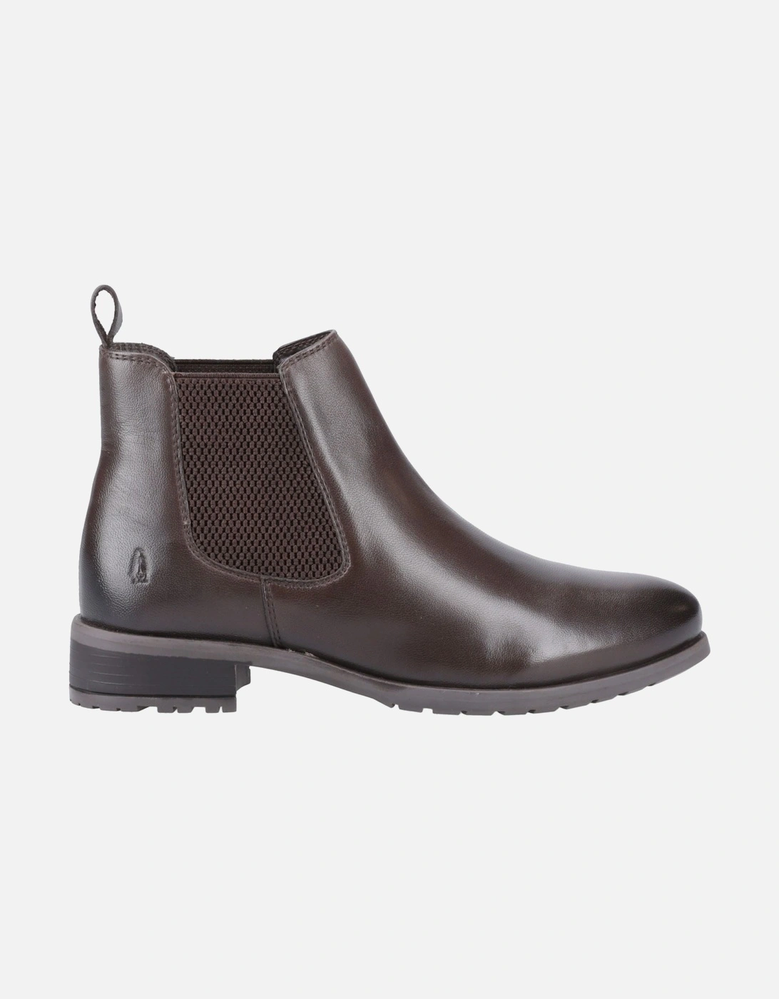 Sammie Leather Women's Brown Flat Chelsea Boots