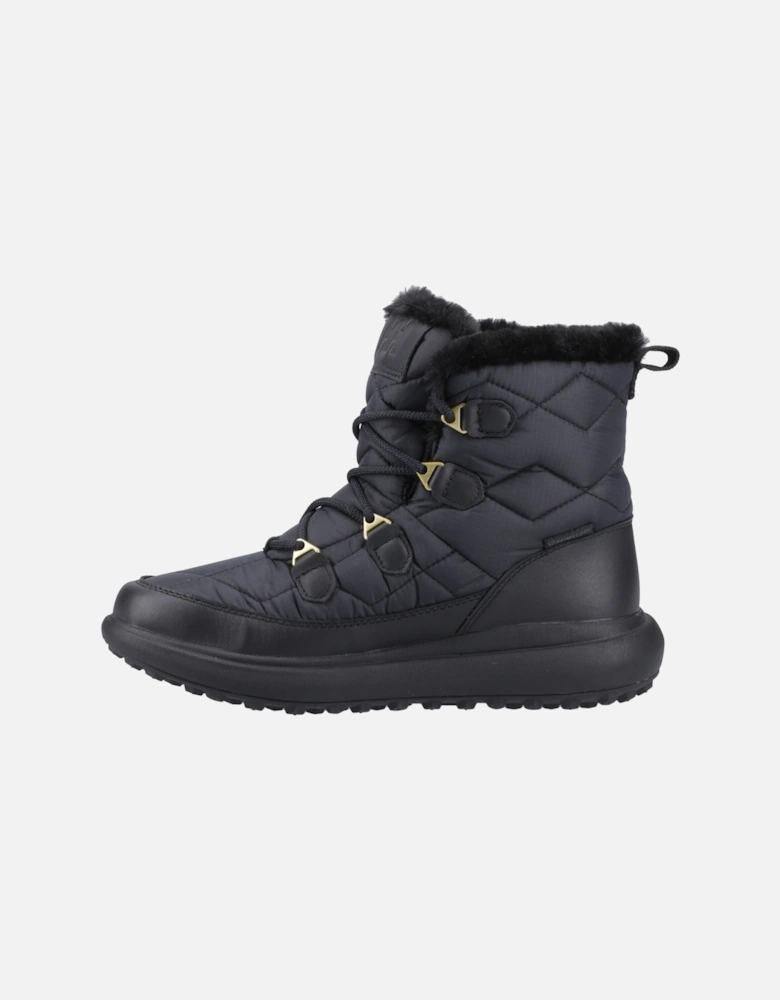 Willetta 2 Mid Leather Women's Black Winter Mid Calf Boots