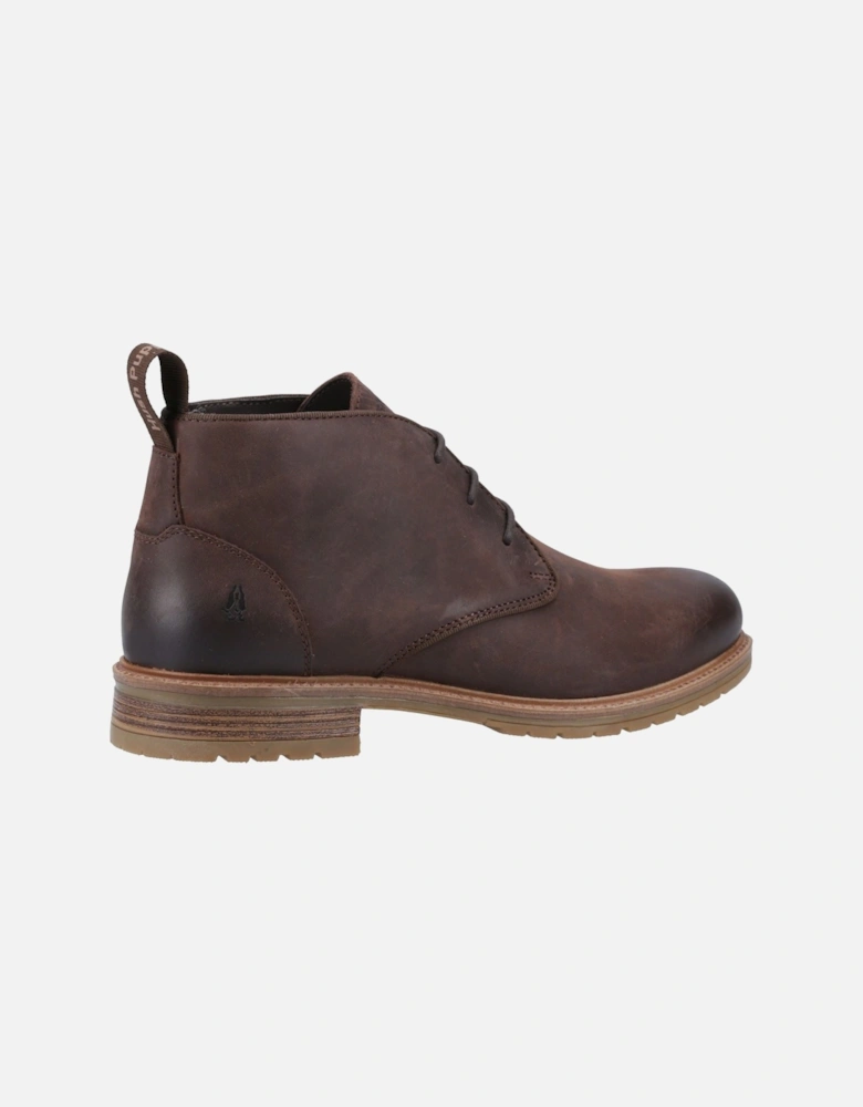 Ricky Leather Men's Brown Ankle Boots