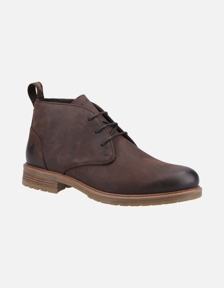 Ricky Leather Men's Brown Ankle Boots