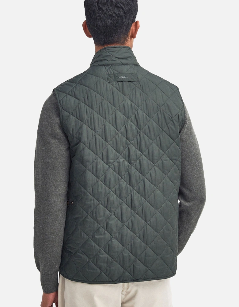 Lowerdale Quilted Gilet Sage