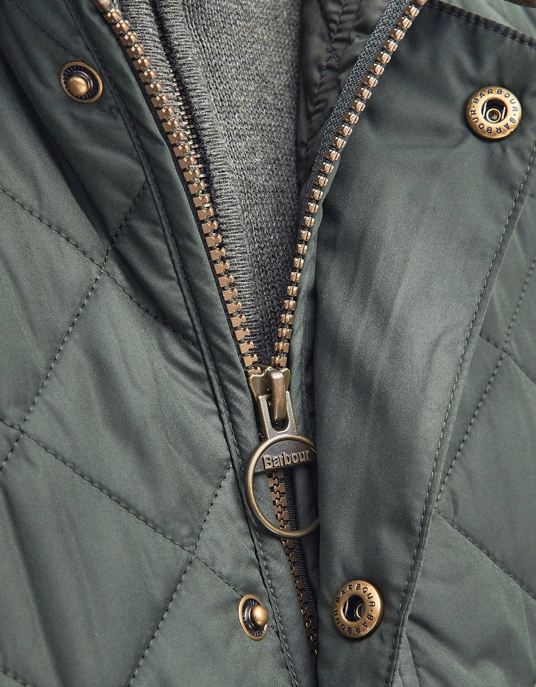 Lowerdale Quilted Gilet Sage