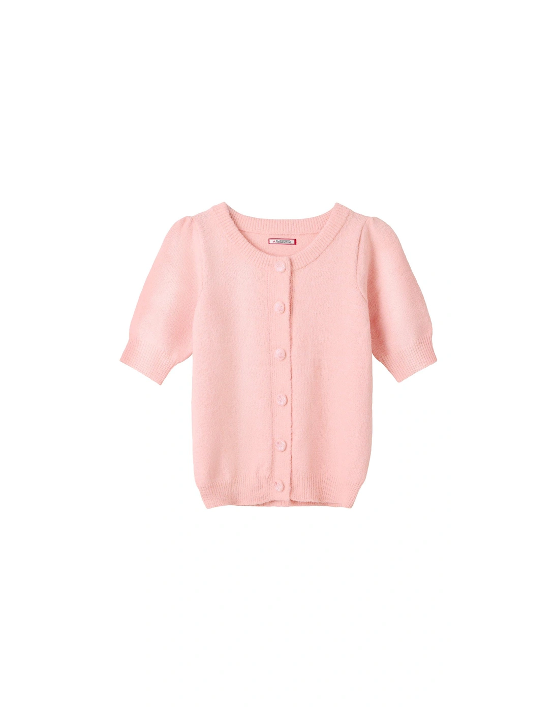 Effortlessly Elegant Short Sleeved Cardigan - Blush