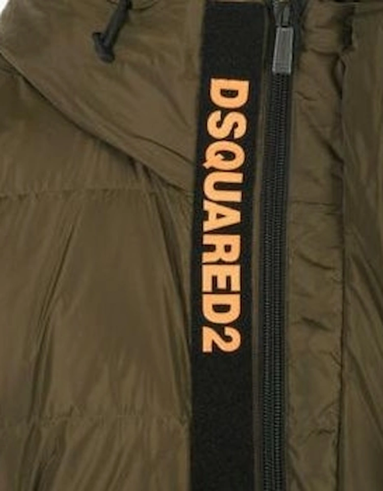 Military Green Down Jacket