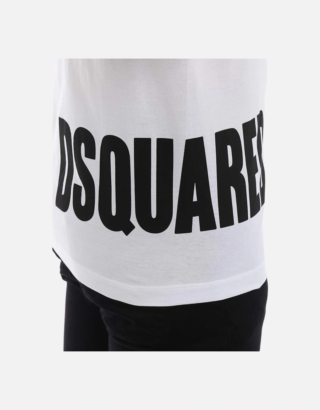 Waist Logo White T-Shirt