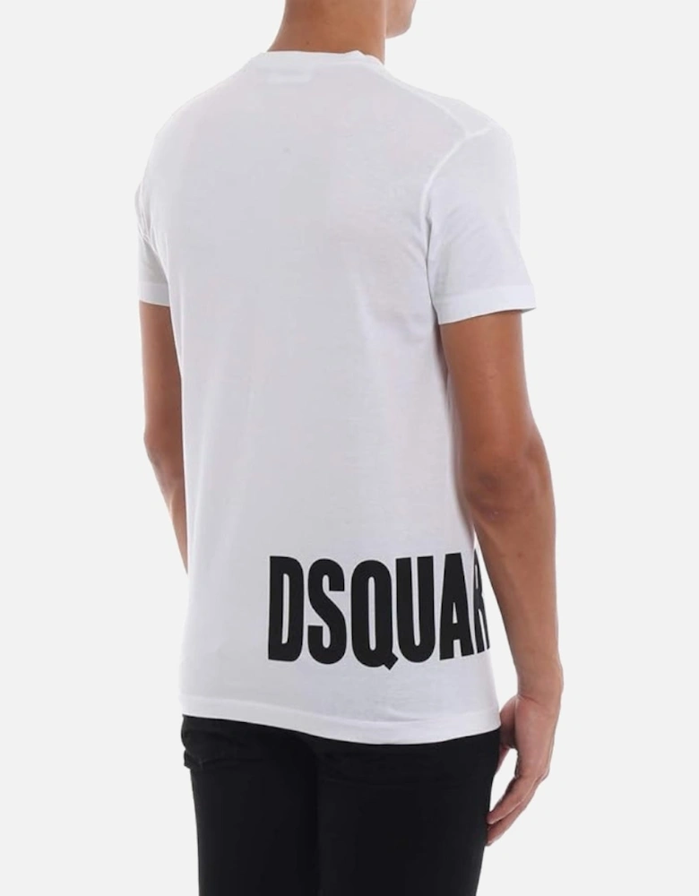 Waist Logo White T-Shirt