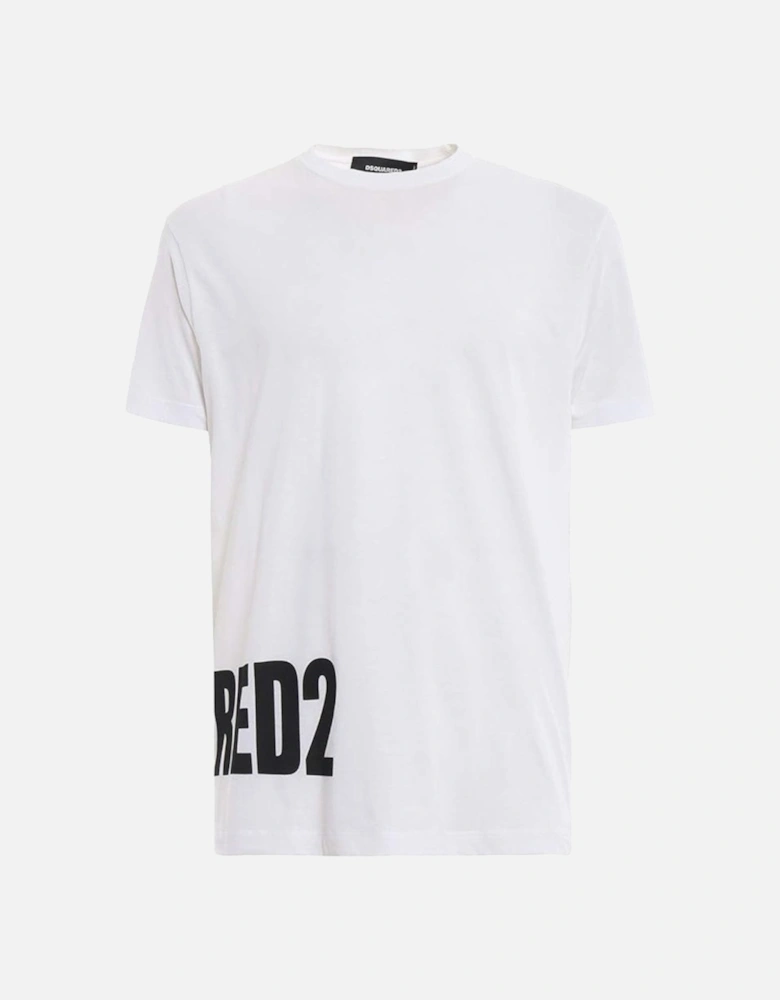 Waist Logo White T-Shirt