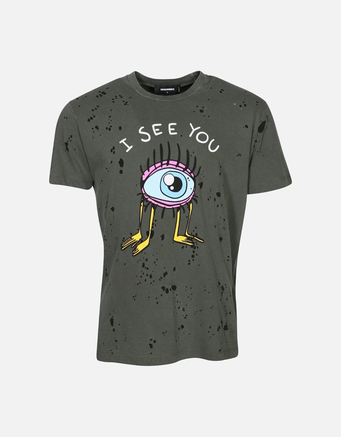 I See You Logo Military Green T-Shirt, 3 of 2
