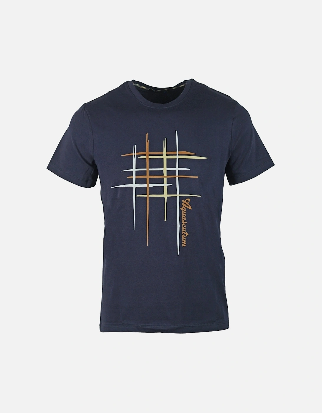 Criss Cross Navy Blue T-Shirt, 2 of 1