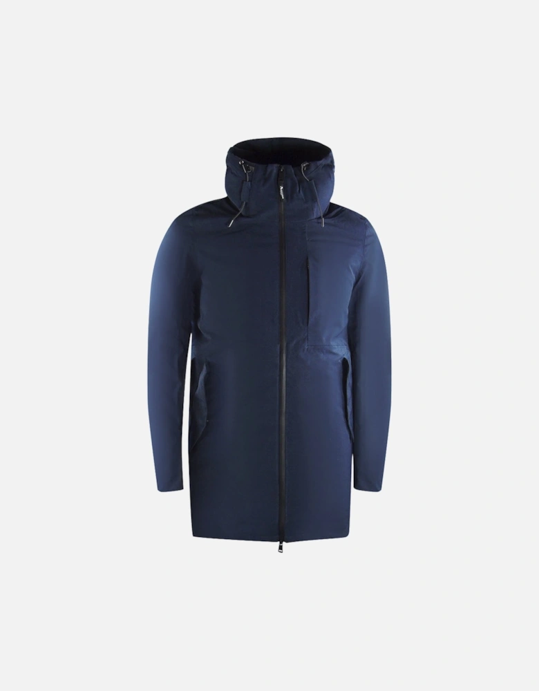 Active 3-Way Parka Navy Blue Down Parka Jacket