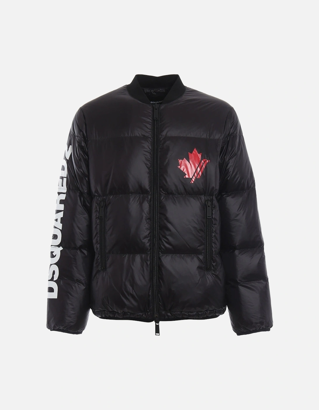 Logo Down Arm Black Down Jacket, 3 of 2
