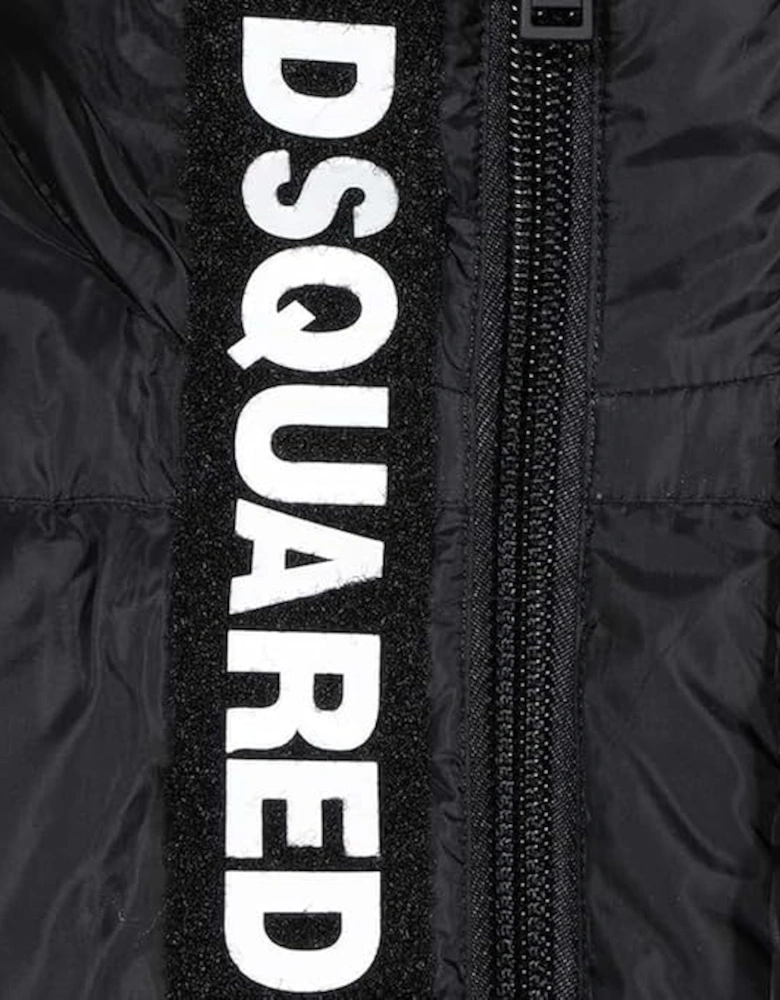 Black Down Puffer Jacket