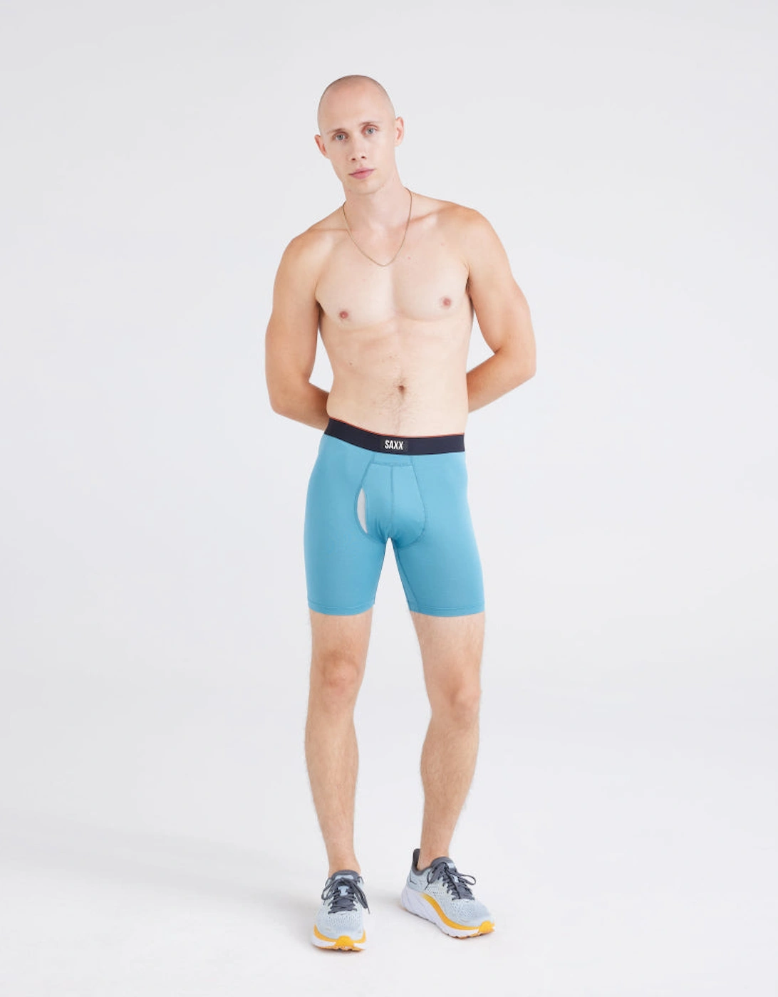 Multi-Sport Mesh Boxer Briefs, Hydro Blue