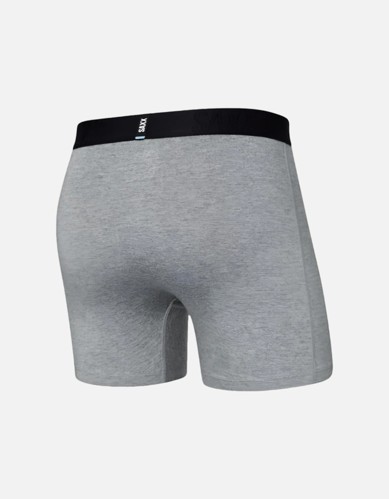 Droptemp Cooling Cotton Boxer Brief, Dark Grey Heather