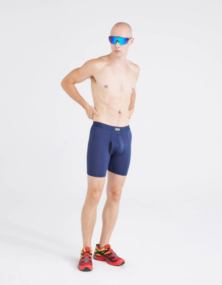 Multi-Sport Mesh Boxer Briefs, Navy