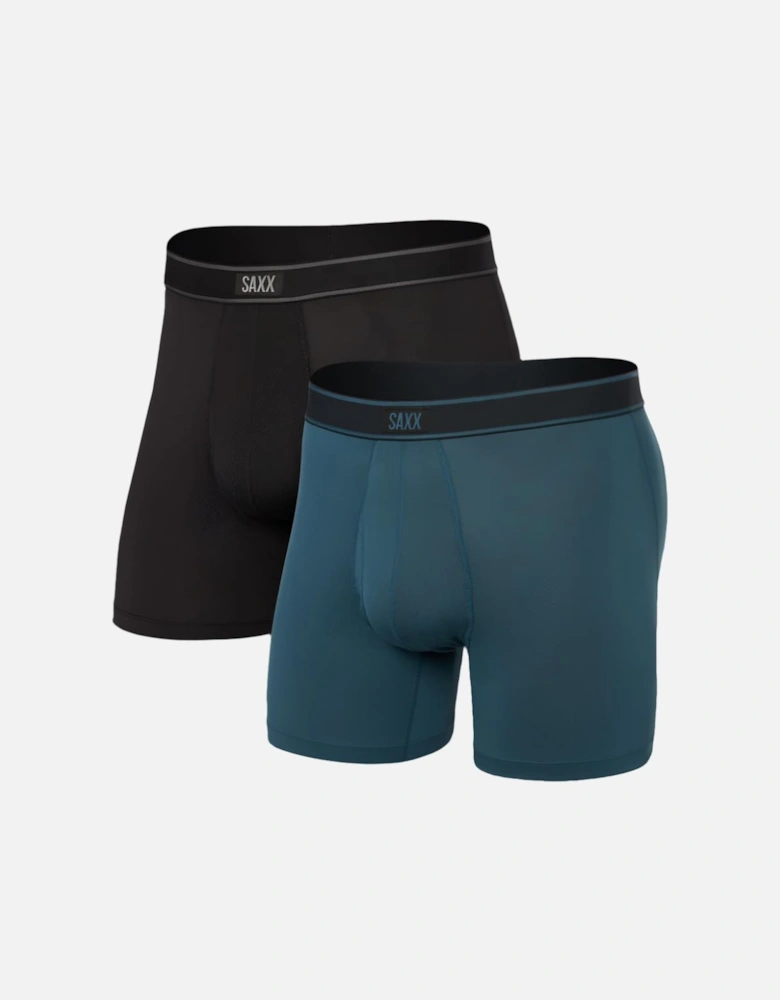 2-Pack Daytripper Boxer Briefs, Storm/Black