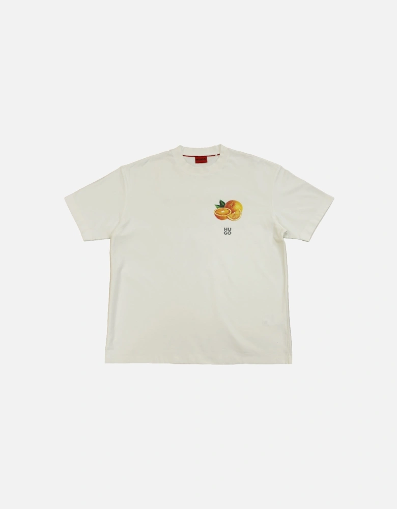 Dartiee Cotton oversize fit T-Shirt, Natural