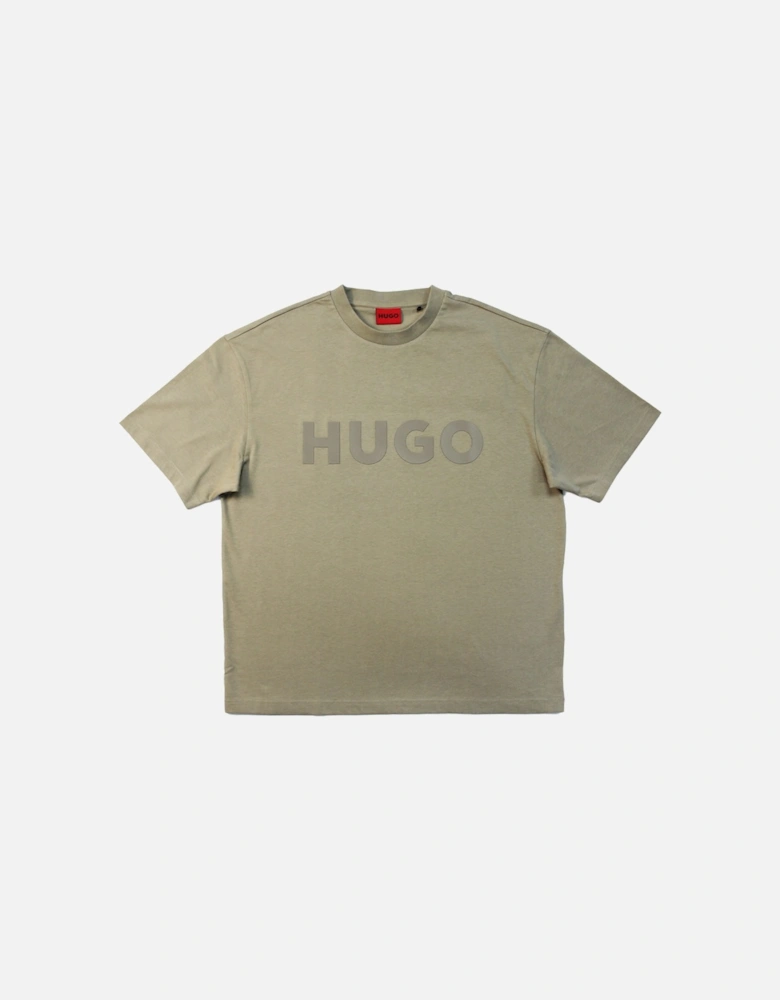 Dinkee Oversized Cotton T-Shirt, Medium Brown