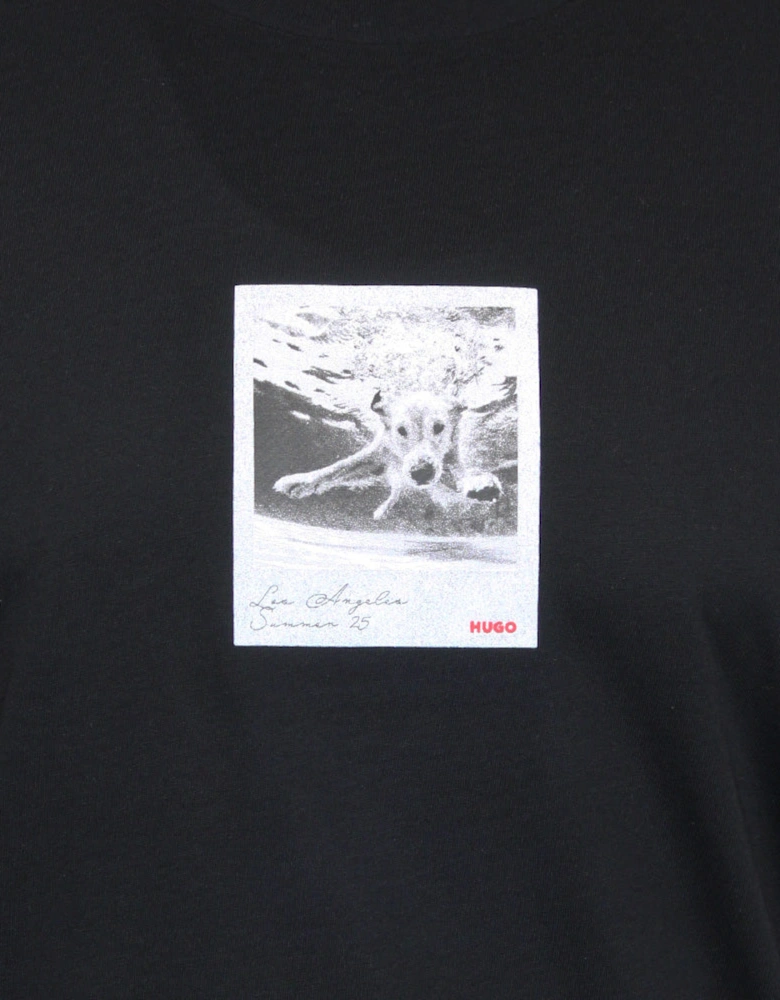 Darthy Cotton T-Shirt, Black