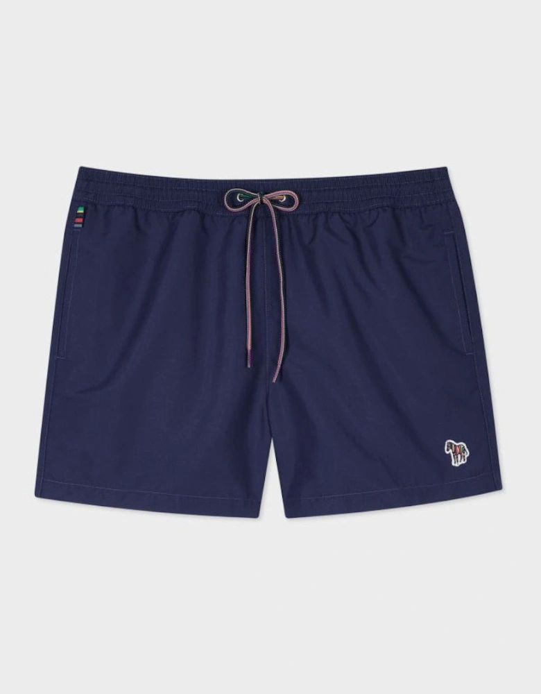 Zebra Swim Shorts, Blue