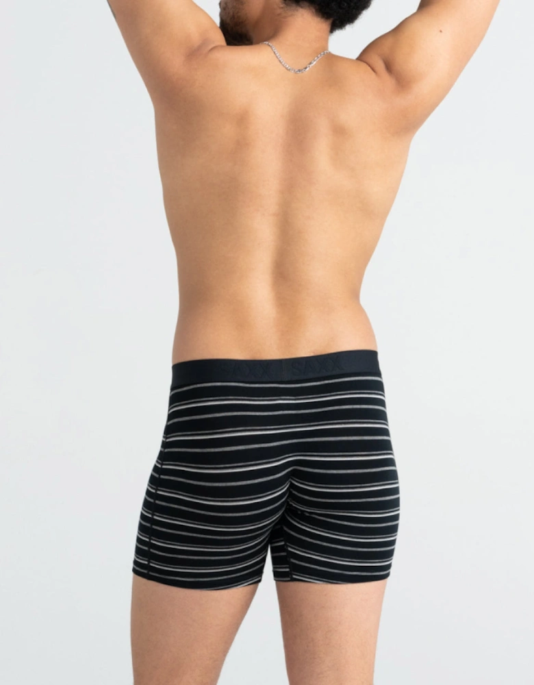 Vibe Xtra Super Soft Boxer Brief, Black Coast Stripe