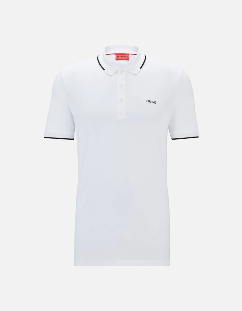 Slim Fit Dinoso222 Polo Shirt, White
