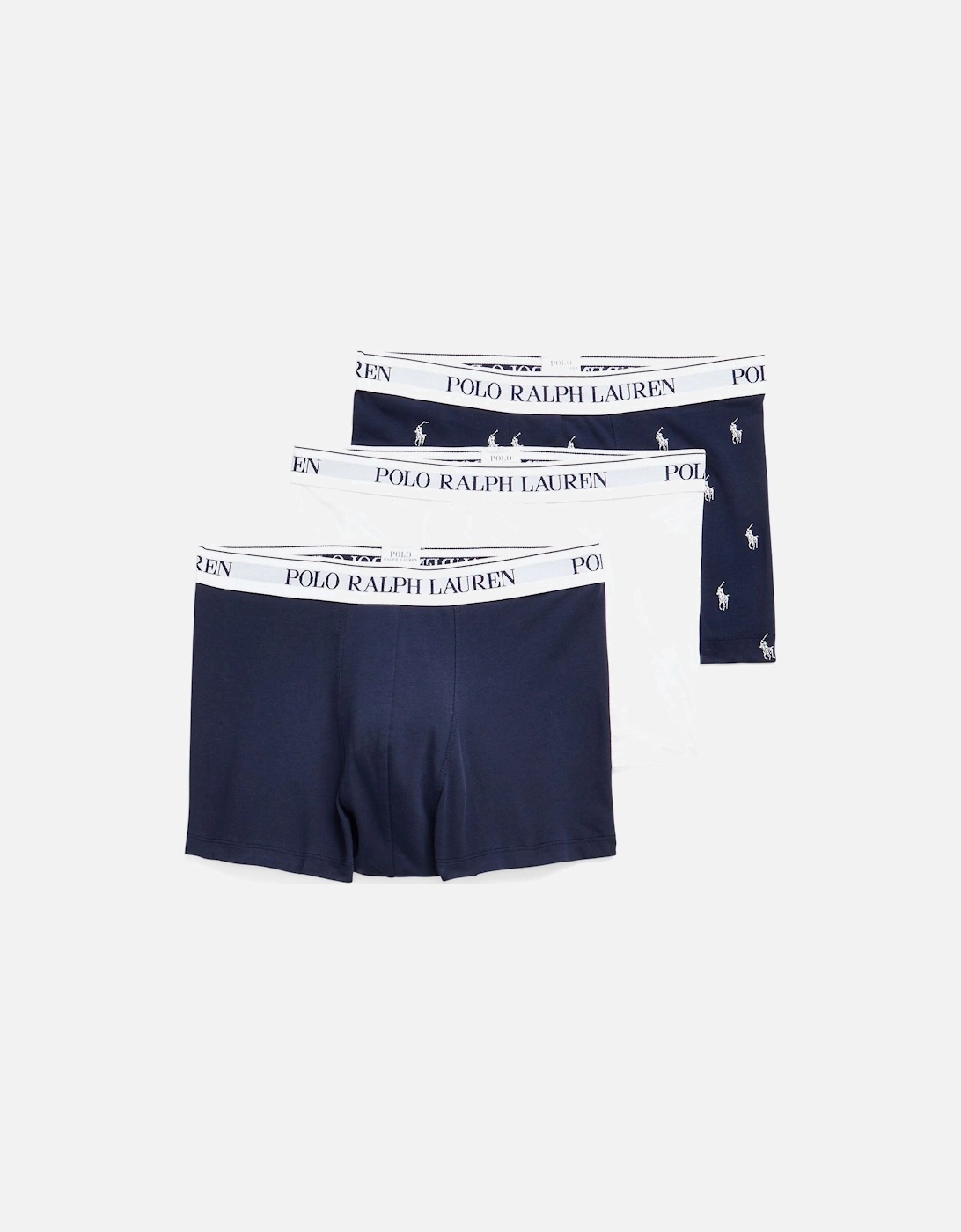 Men's Ralph Lauren Classic Stretch-Cotton Trunk 3-Pack - White - Size: 32/34/35