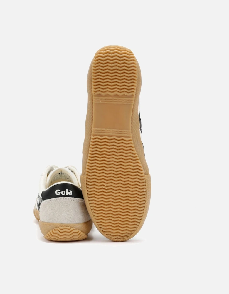 Badmington Women's Off White/Black Trainers