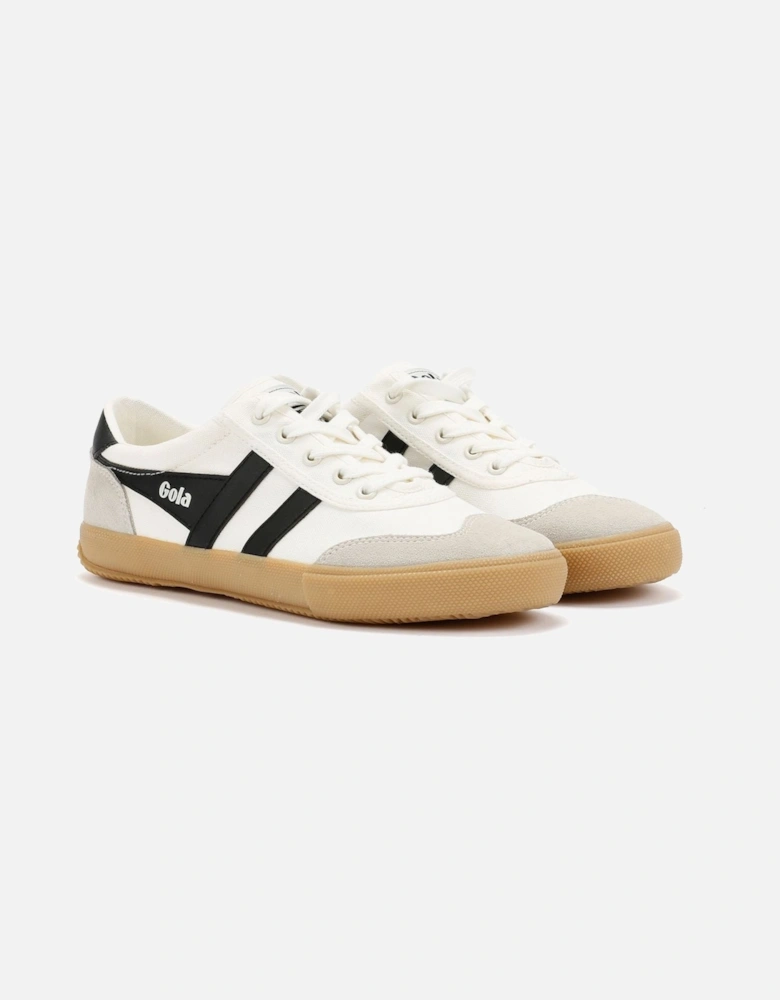 Badmington Women's Off White/Black Trainers