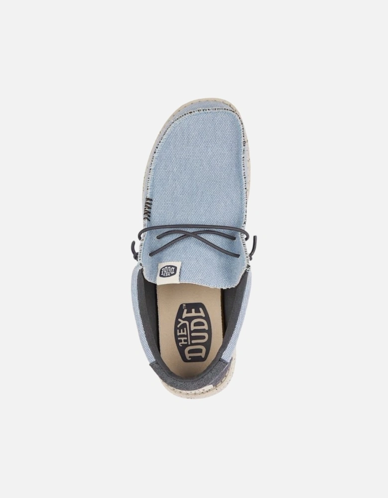 Wally Coastline Jute Slip On Shoe Stone White