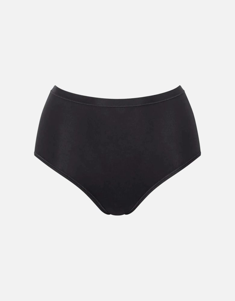 Go Daily Cotton 3-Pack High Waist Briefs, Black