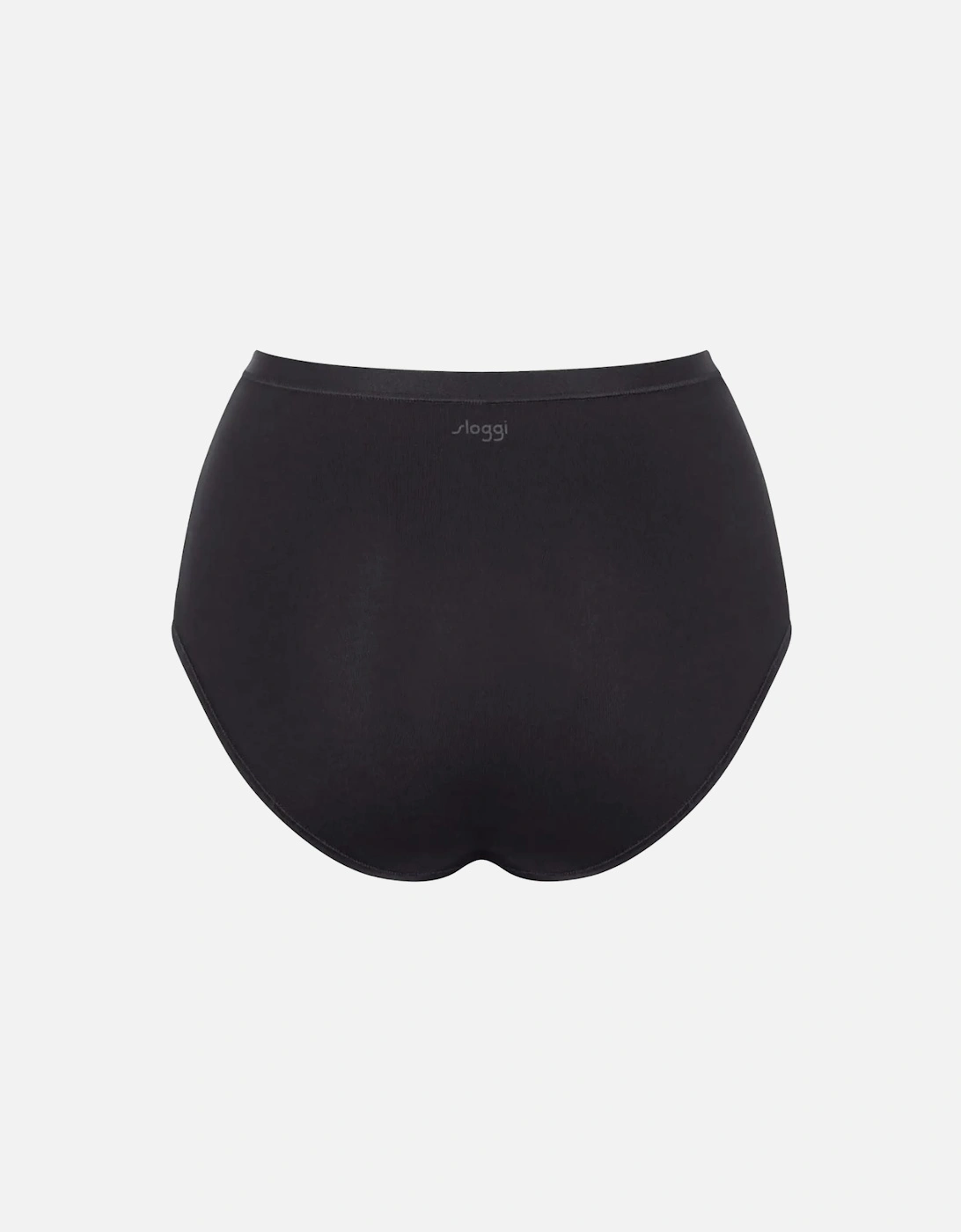 Go Daily Cotton 3-Pack High Waist Briefs, Black
