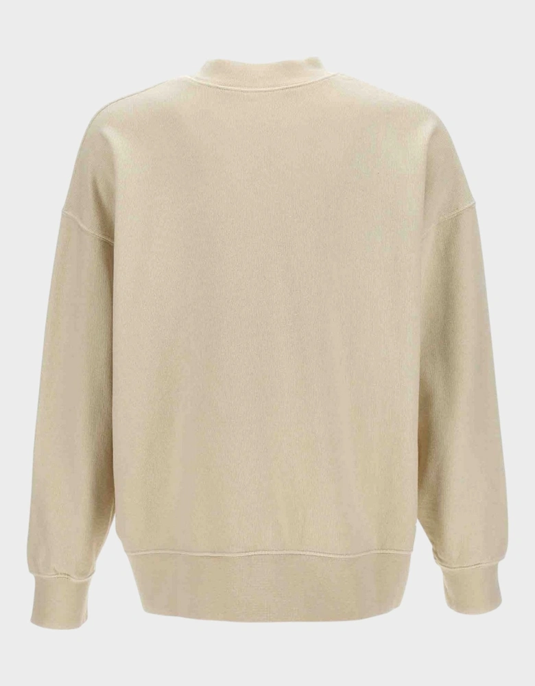 Seasonal Logo Crewneck White Red