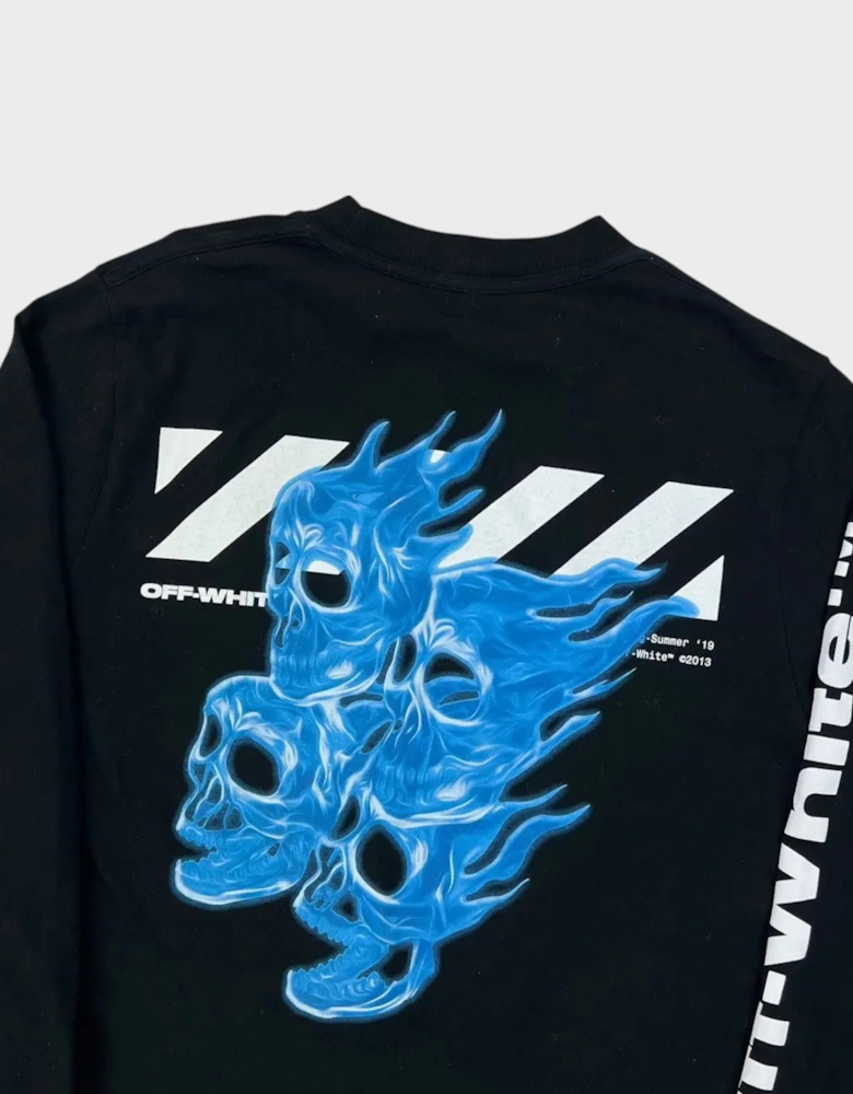Skulls Long Sleeve T-Shirt Black