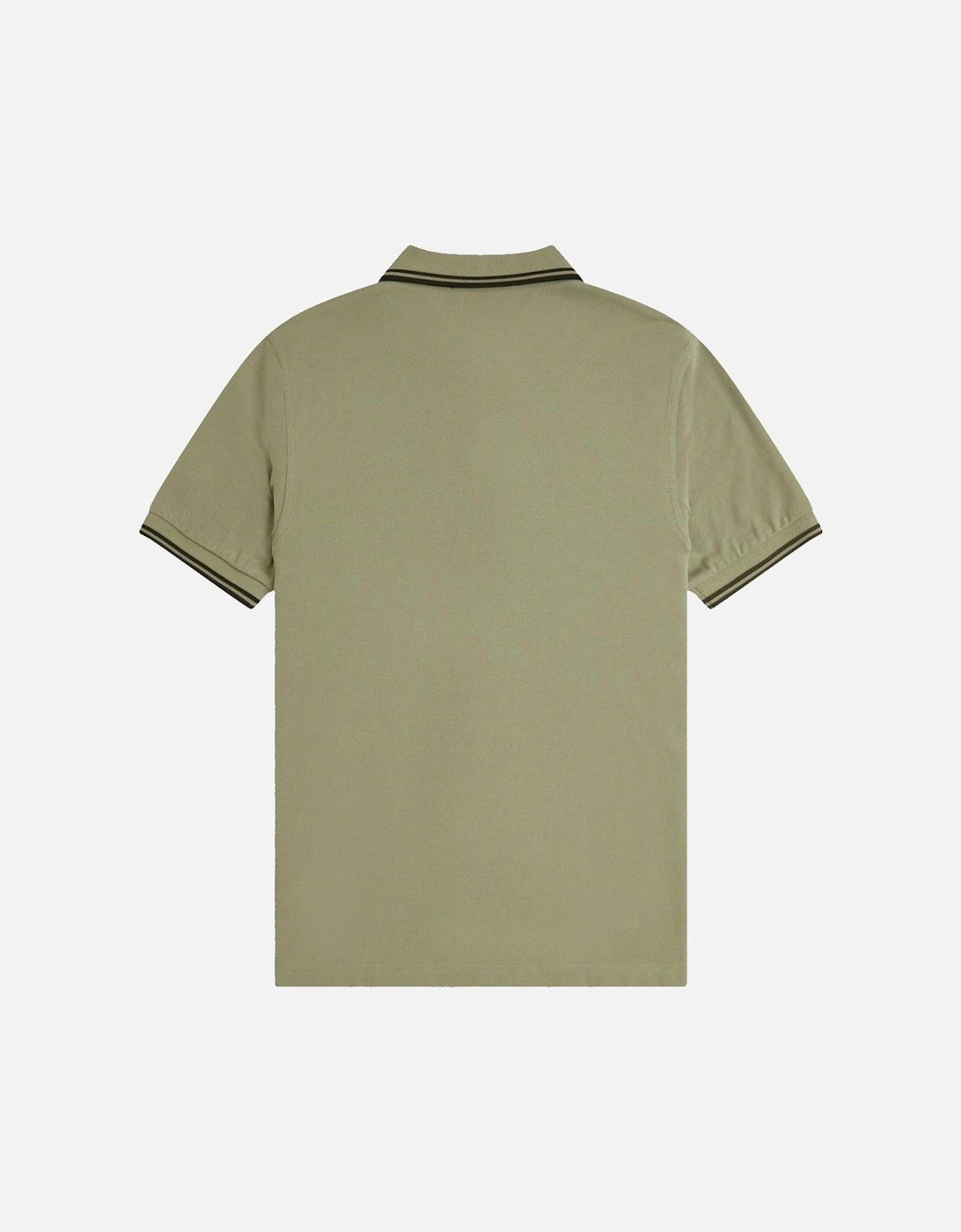 Twin Tipped Polo Shirt Olive Mint/Night Green