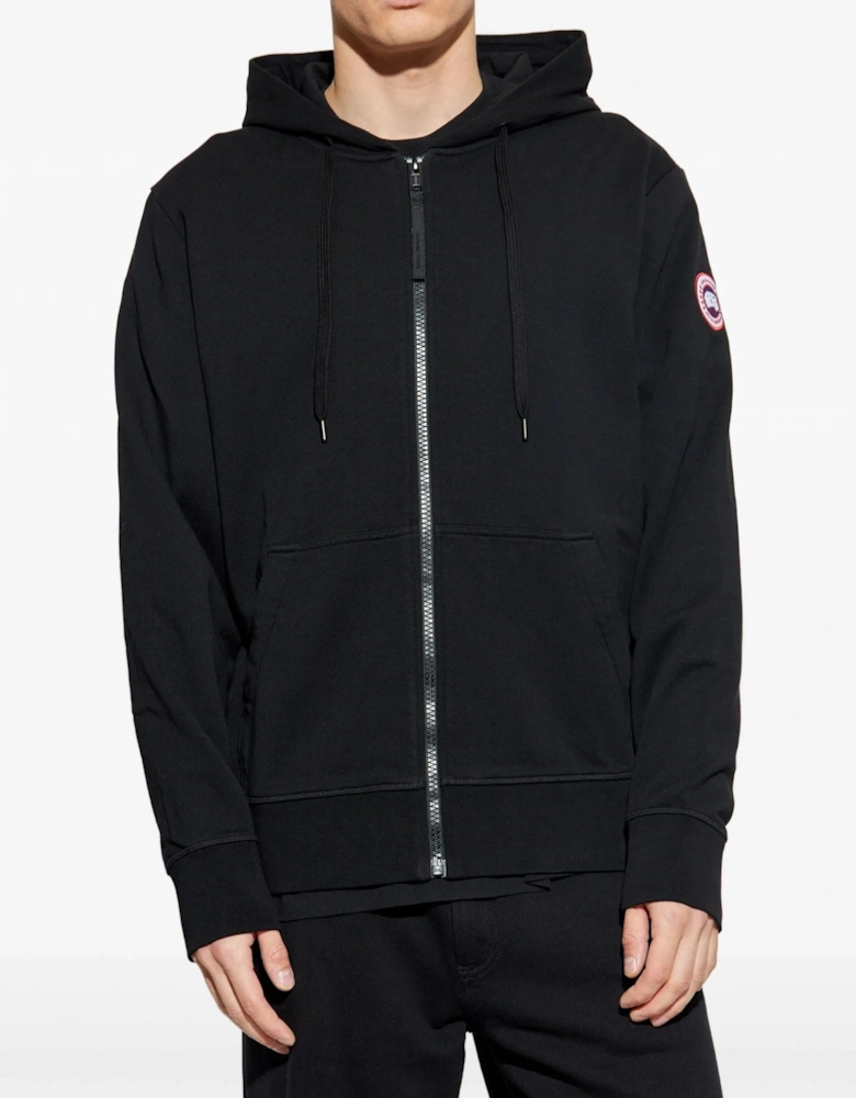 HURON FULL ZIP HOODED TOP