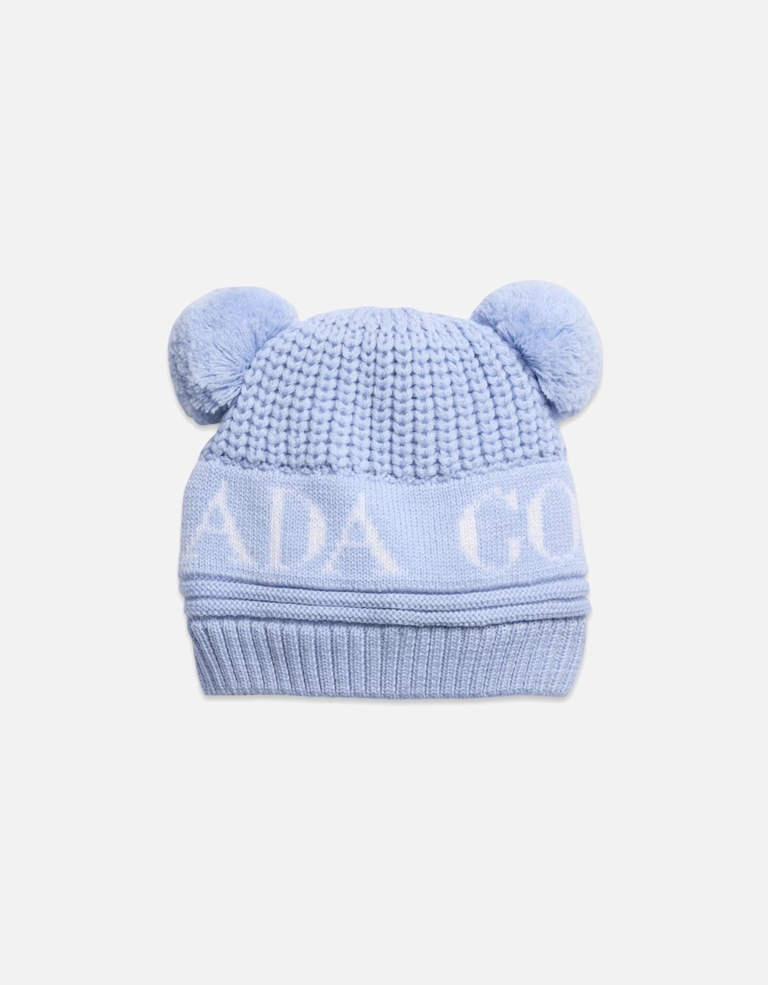 Kids Double Pom Hat Blue, 2 of 1