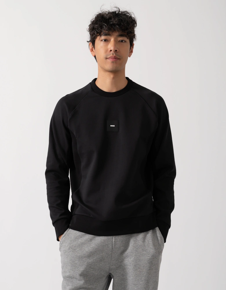 BOSS Green Salbo Rib Mens Crew Neck Sweatshirt