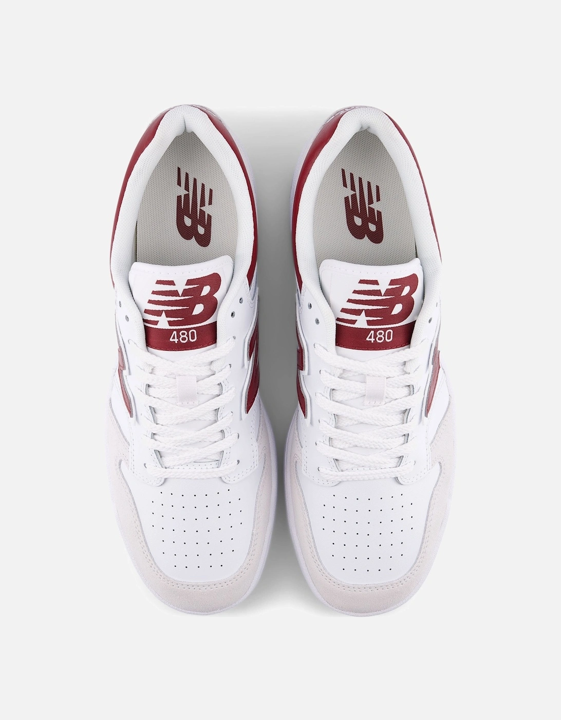 480 Trainer White/Burgundy