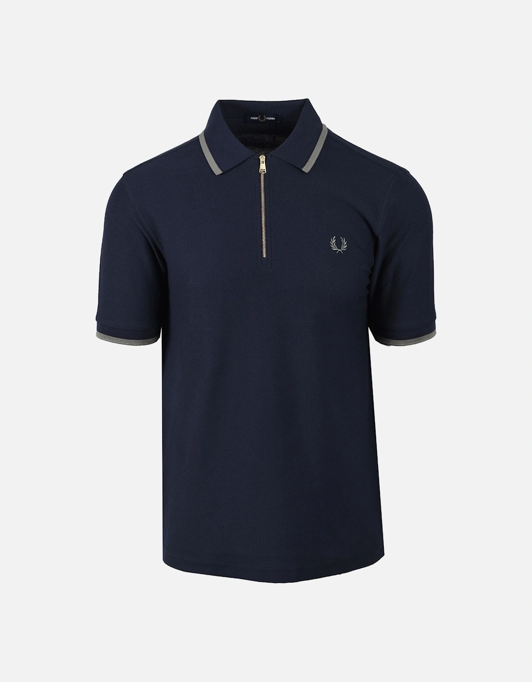 Crepe Pique Polo Shirt Dark Airforce, 4 of 3