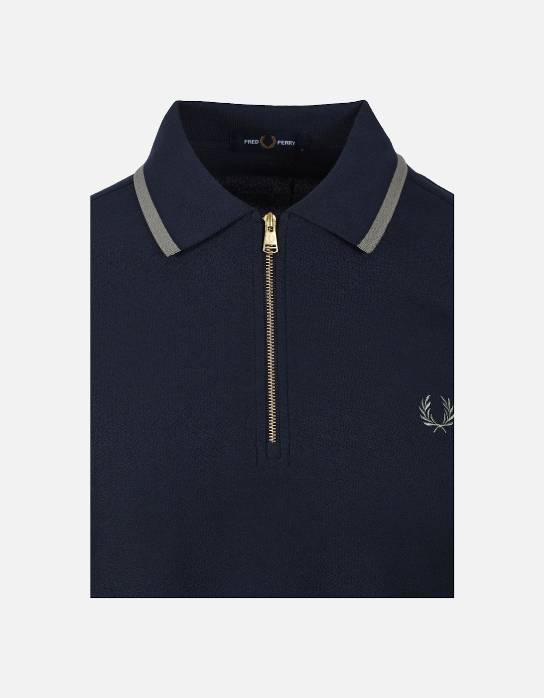 Crepe Pique Polo Shirt Dark Airforce
