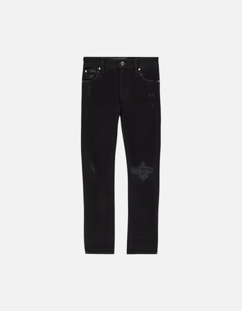 KIDS BROKEN JEANS BLACK