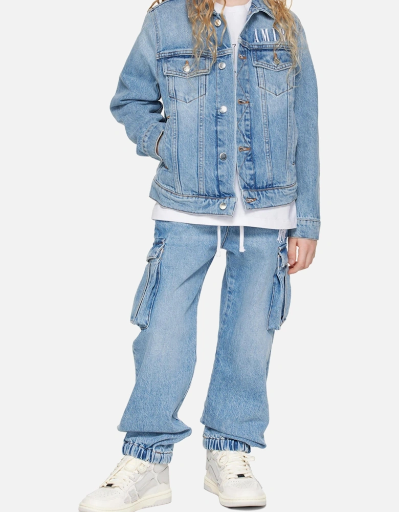 KIDS DENIM TRUCKER JACKET LIGHT DENIM