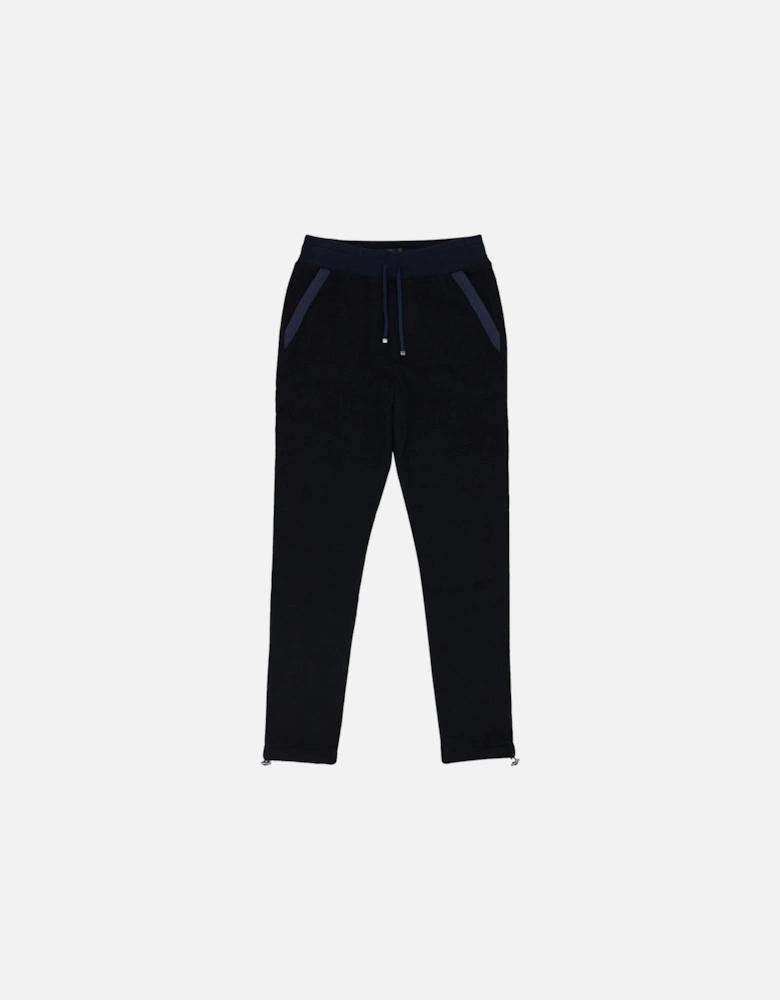 WOOL TRACK PANTS NAVY