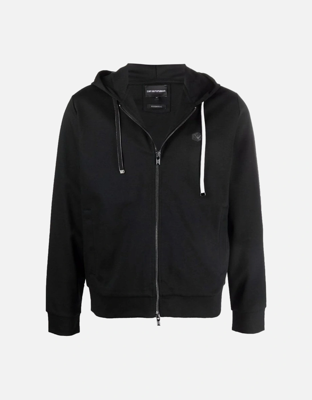 Zip Up Hooded Top Black, 6 of 5